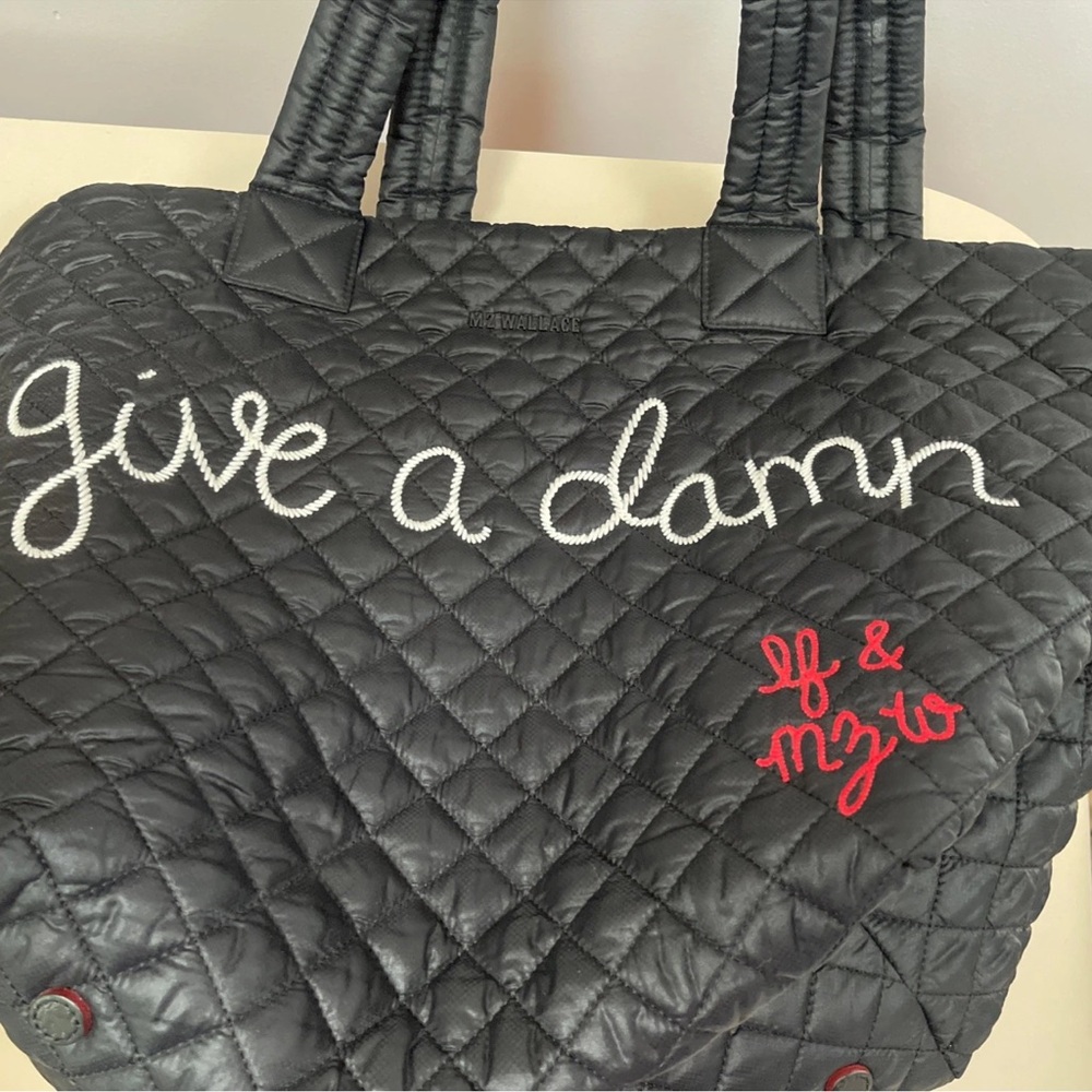 MZ Wallace x Lingua Franca Give A Damn Metro tote - Picture 3 of 16